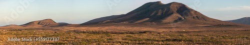 Panorama of Mountains in Fuerteventura island