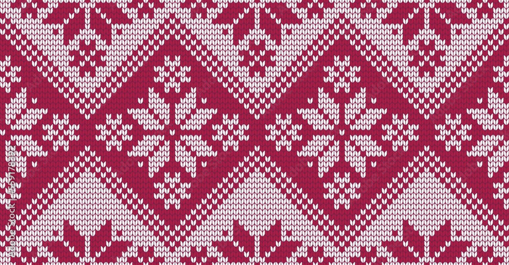 Knitted seamless pattern background vector illustration Knitted seamless pattern background vector illustration
