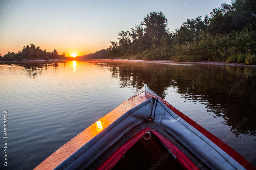 boat on the lake