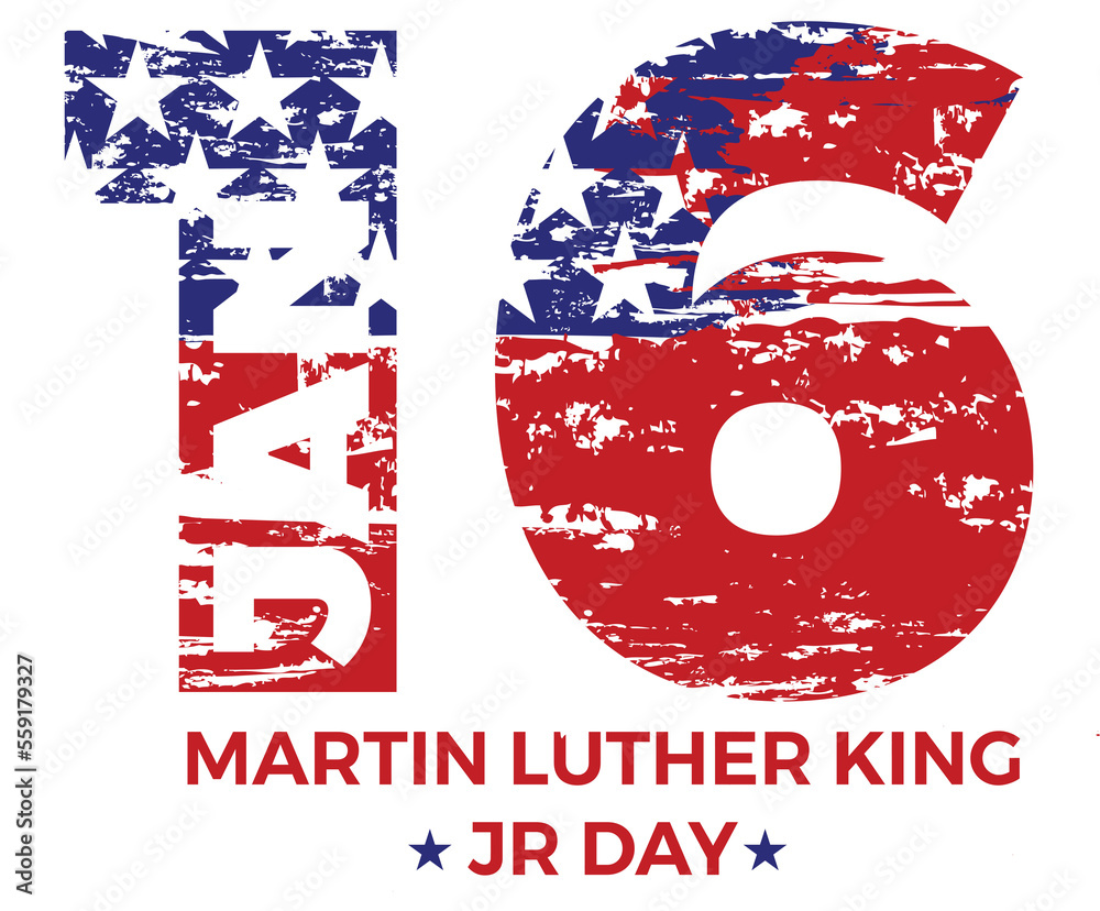 martin luther king jr day 2023 - obrazy, fototapety, plakaty 