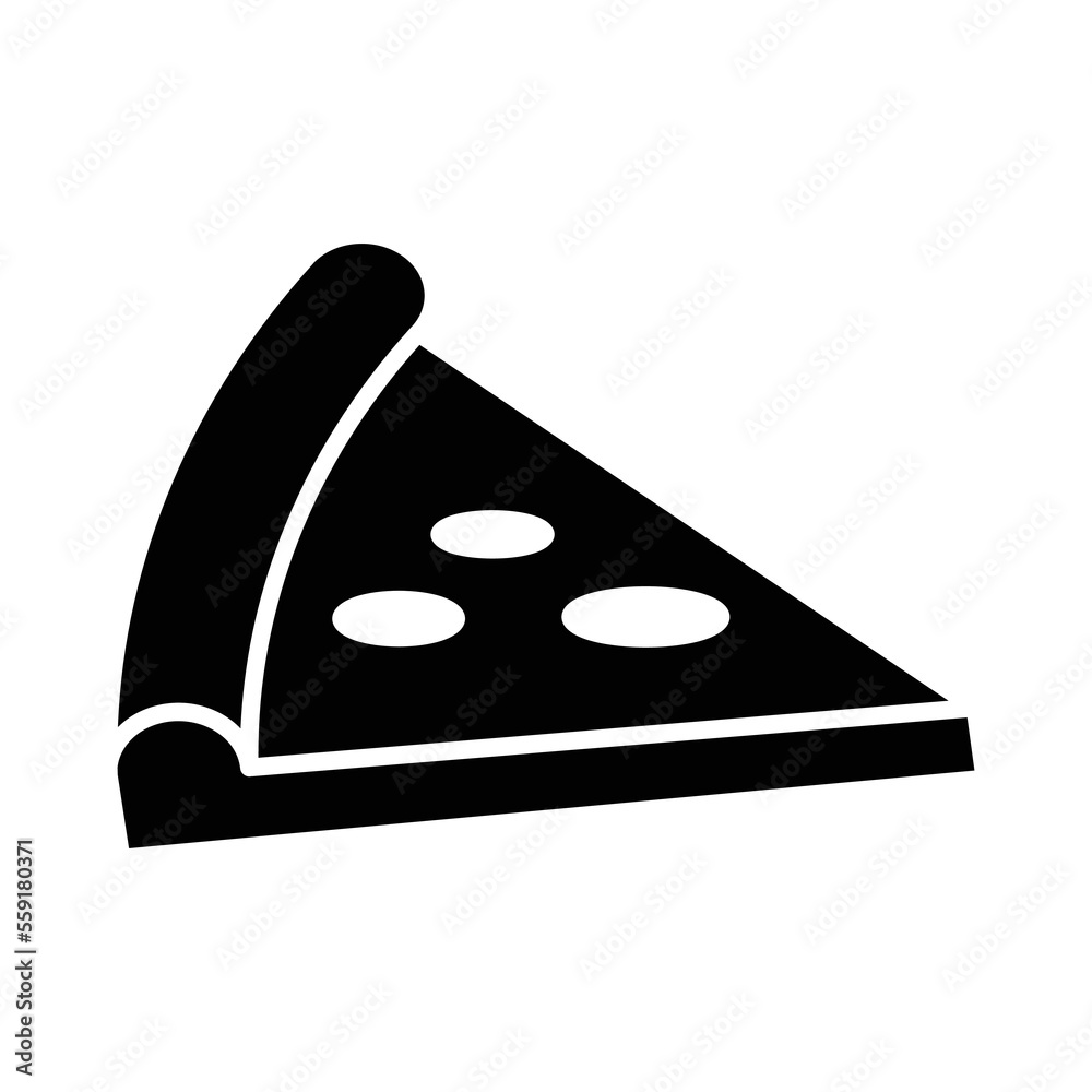 Pizza icon vector design template Pizza icon vector design template