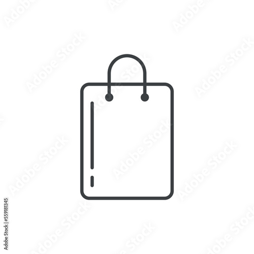 Shopping Bag  Paper Bag Icon Vector Template