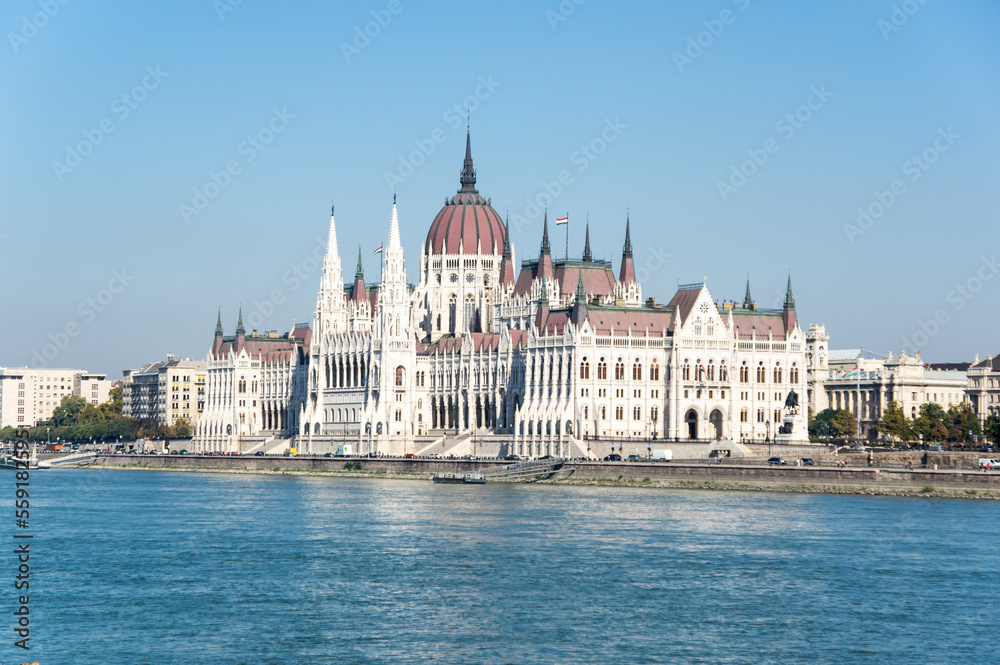 The Hungarian Parliament Building in Budapest