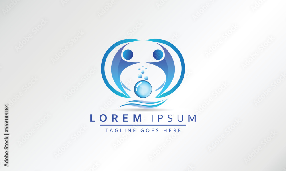 Water drop Logo design vector template. Natural Mineral Aqua icon. Water drop Logo design vector template. Natural Mineral Aqua icon.