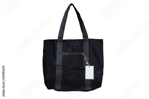 black tote bag