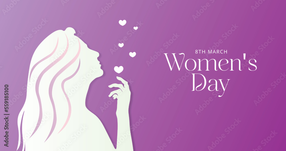 international womens day greeting card with women face international womens day greeting card with women face