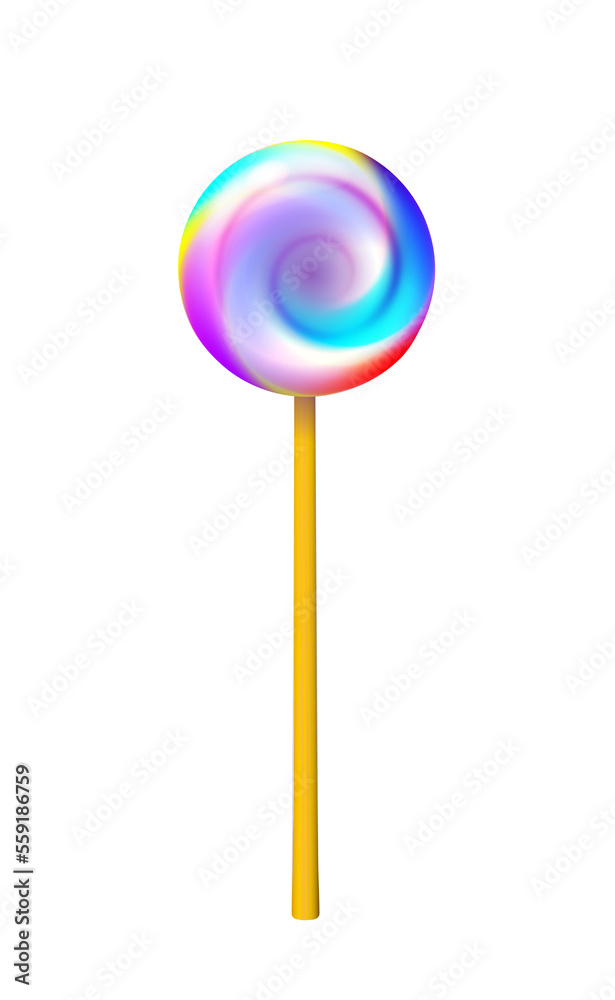 A good Lollipop. Candy on stick with twisted design. png A good Lollipop. Candy on stick with twisted design. png
