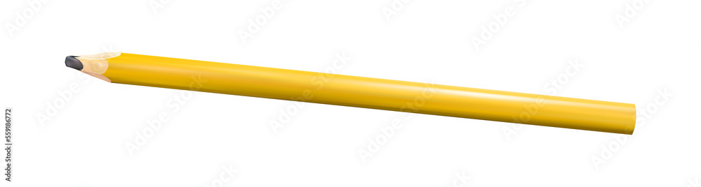 Construction or carpenter a sharpened pencil yellow pencil. Realistic tool isolated. Supplies, stationery. png. Construction or carpenter a sharpened pencil yellow pencil. Realistic tool isolated. Supplies, stationery. png.