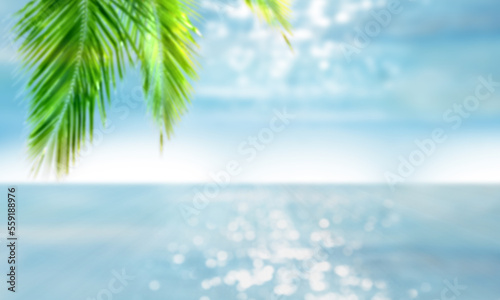 Fototapeta Naklejka Na Ścianę i Meble -  coconut tree on the beach