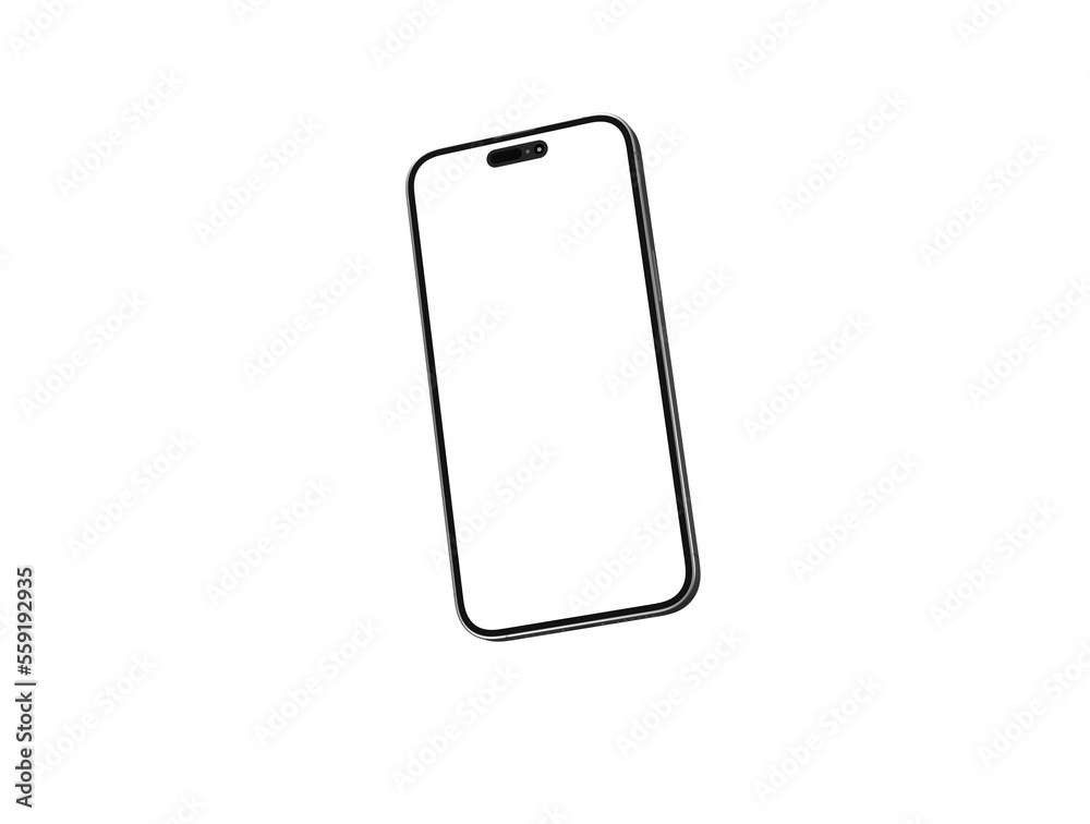 Mock up of smartphone - 3d rendering Mock up of smartphone - 3d rendering