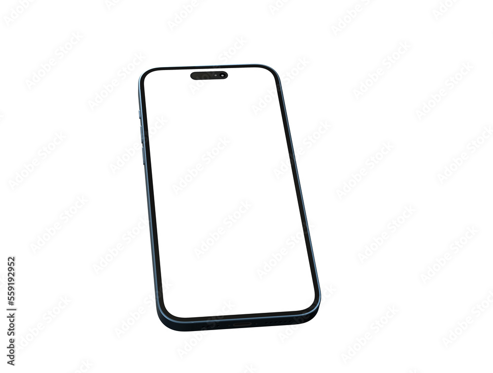 Smartphone. Mobile phone Template. Telephone 3d - mockup