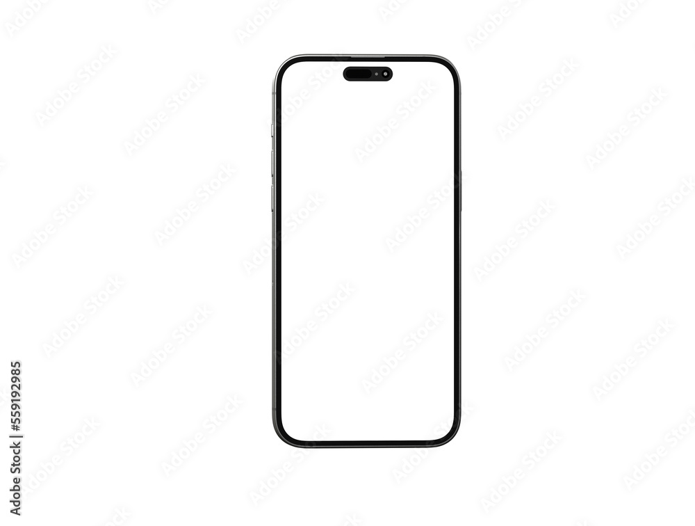 Smartphone frame less blank screen. Mockup generic device. Smartphone frame less blank screen. Mockup generic device.