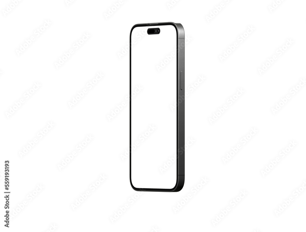 Modern glass smartphone hanging over the table - mockup Modern glass smartphone hanging over the table - mockup