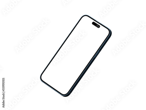 Modern glass smartphone han...