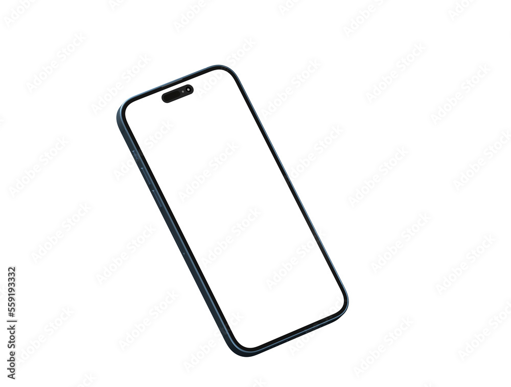 Smartphone. Mobile phone Template. Telephone 3d - mockup Smartphone. Mobile phone Template. Telephone 3d - mockup