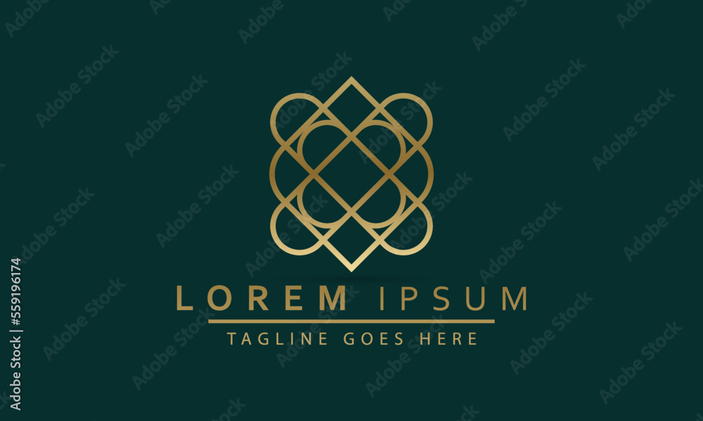 Abstract flower swirl logo icon vector design. Elegant premium ornament vector logotype. Abstract flower swirl logo icon vector design. Elegant premium ornament vector logotype.
