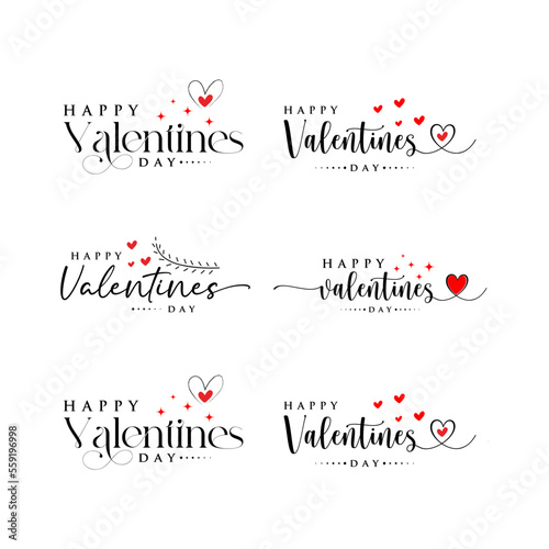 valentines day celebration set collection
