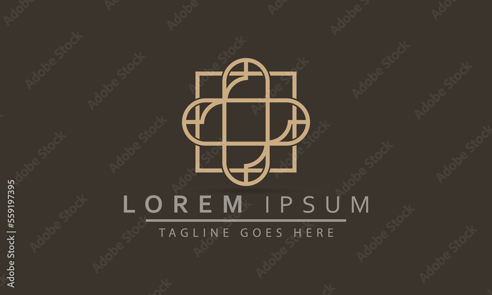 Elegant Abstract Ornament Logo Design Template Vector, Boutique, Hotel, Restaurant, Elegant Abstract Ornament Logo Design Template Vector, Boutique, Hotel, Restaurant,