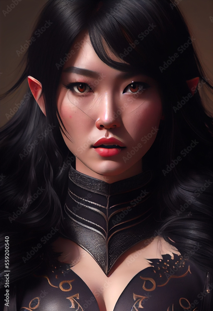 Elf Female Character - generative ai Elf Female Character - generative ai