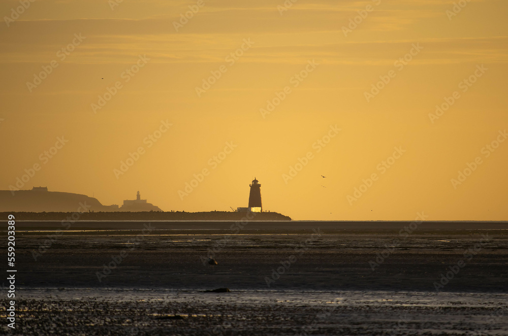 Poolbeg Lighthouse at Sunrise