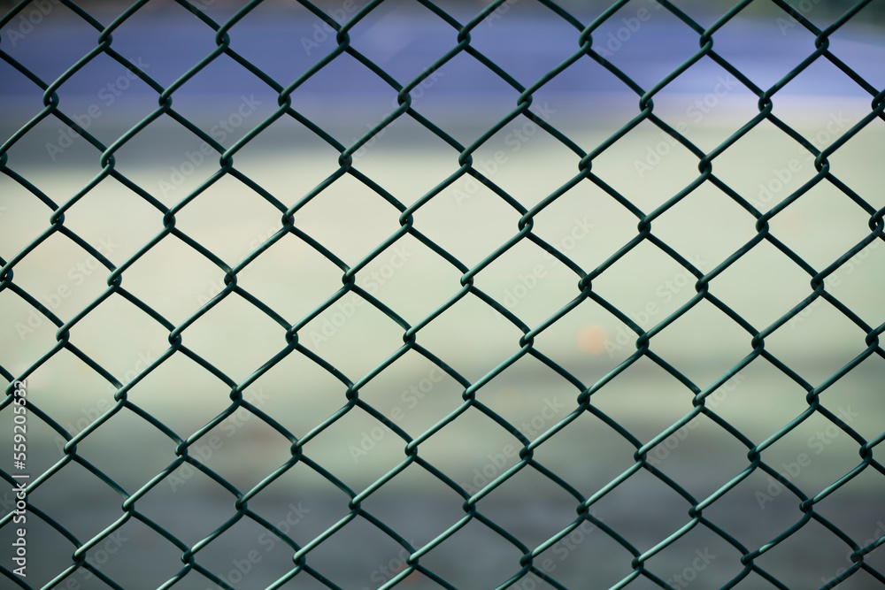 Close-up chain link fence Close-up chain link fence