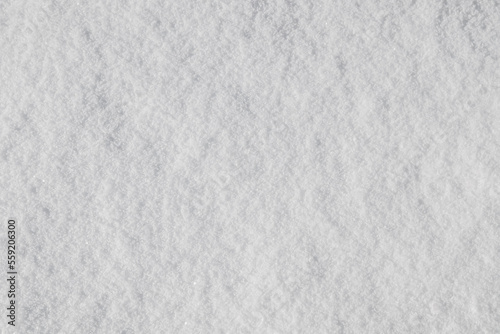 White freshly fallen snow as a background