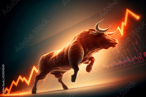 the bulls let the stock market run upwards generative ai