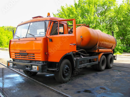 tank car for water supply and sewerage are designed to collect and transport liquid waste
