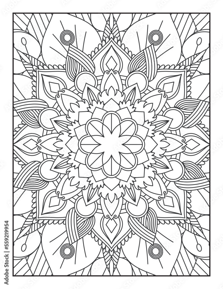 abstract background,Mandala Coloring Pages, Mandala, Pattern Coloring ...