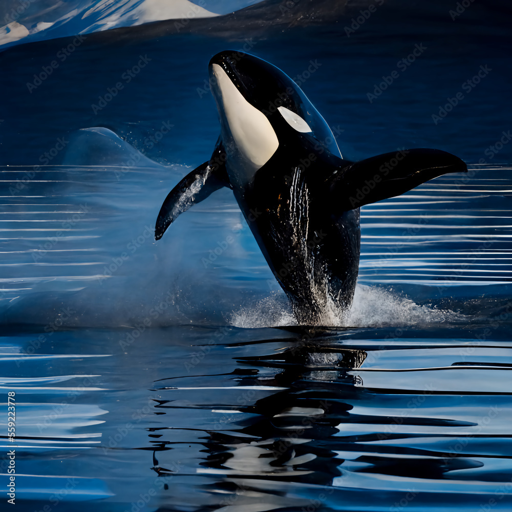 Obraz premium whale orca