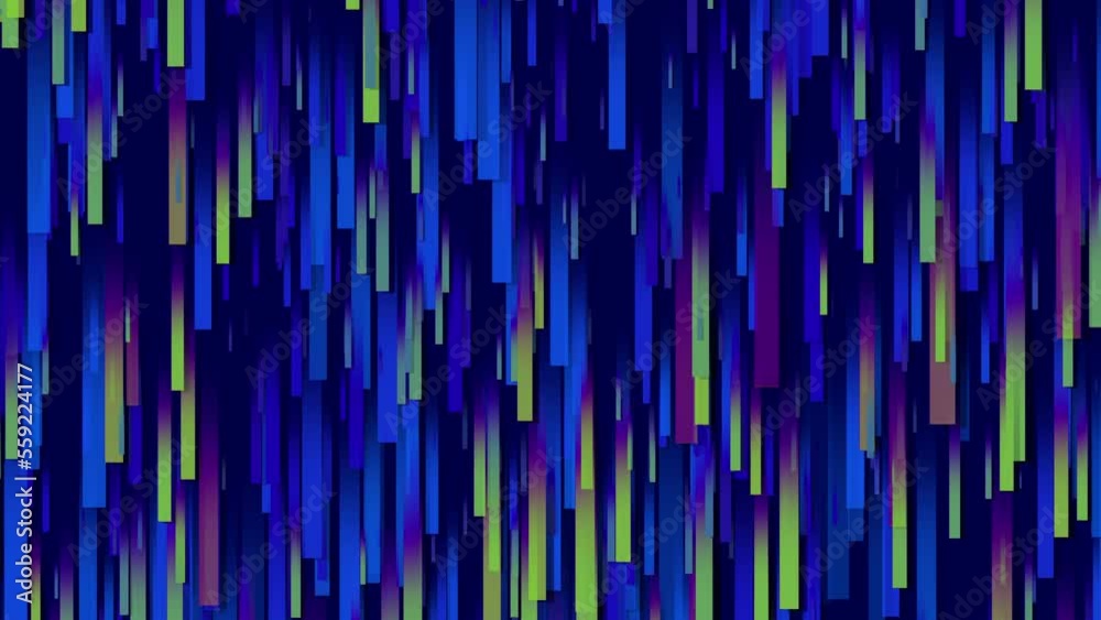 Smooth falling thin strips. Falling strips of different sizes and at different speeds. Bright composition suitable for any bright background design
Smooth falling thin strips. Falling strips of different sizes and at different speeds. Bright composition suitable for any bright background design