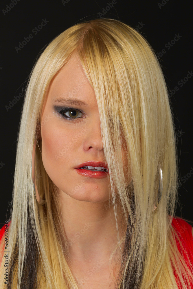 Blonde Figure Model In A Studio Environment Blonde Figure Model In A Studio Environment