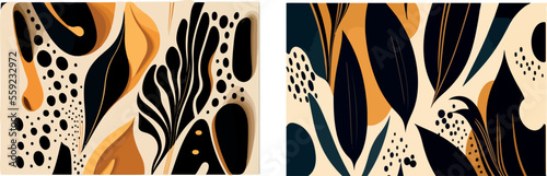 vector seamless organic color pattern