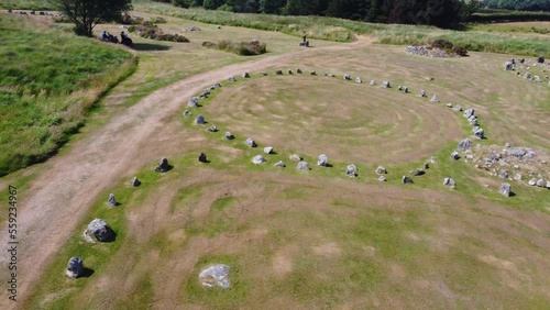 Aerial video of Beaghmore Neolithic Stone Circles Co Tyrone Northern Ireland 1 4K.mp4
 photo
