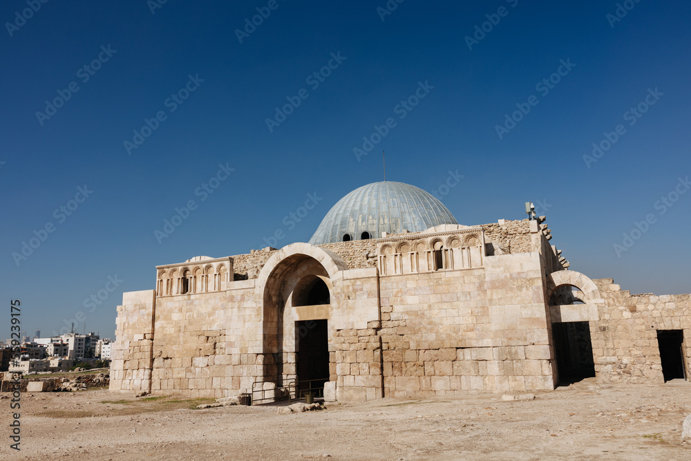 Amman Citadel archeological site in Amman, Jordan