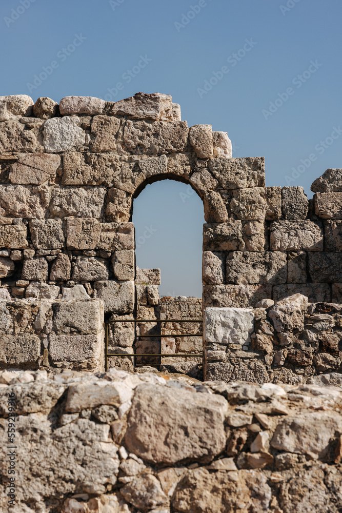 Amman Citadel archeological site in Amman, Jordan