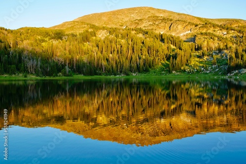 Mountain lake reflection © Tyler