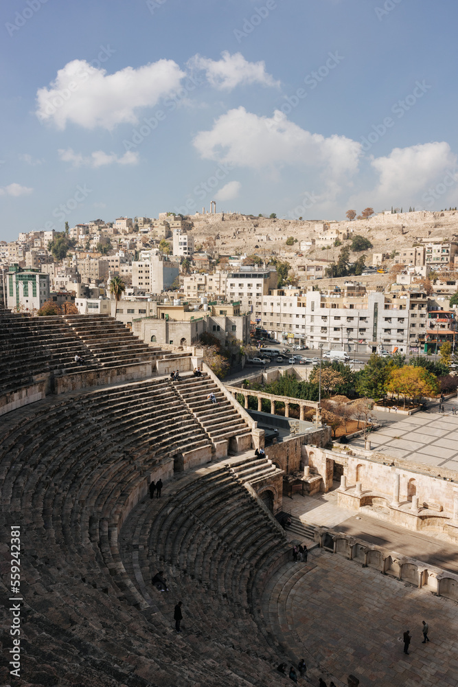 Roman Theater in Amman, Jordan