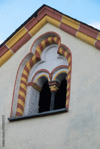 Romanisches Fenster an der Kirche Alt-St.-Martin in Bonn-Muffendorf photo