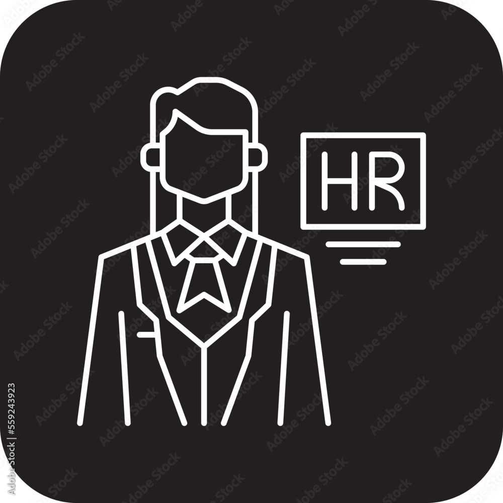 HUMAN RESOURCE Business people icons with black filled line style HUMAN RESOURCE Business people icons with black filled line style