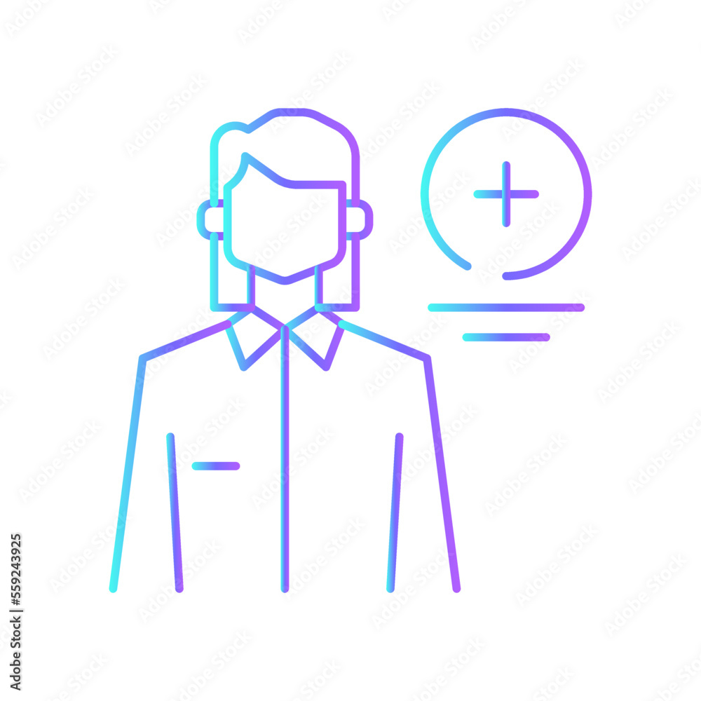 TEAM ADDITION Business people icons with blue gradient outline style TEAM ADDITION Business people icons with blue gradient outline style