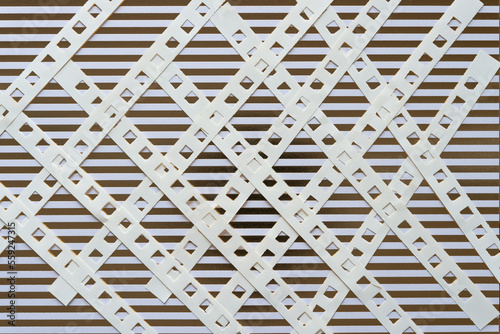 paper stripe lattice on striped paper background