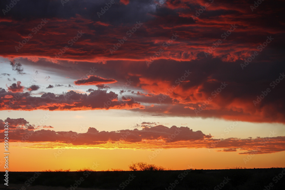 Glowing Namibian sunsets