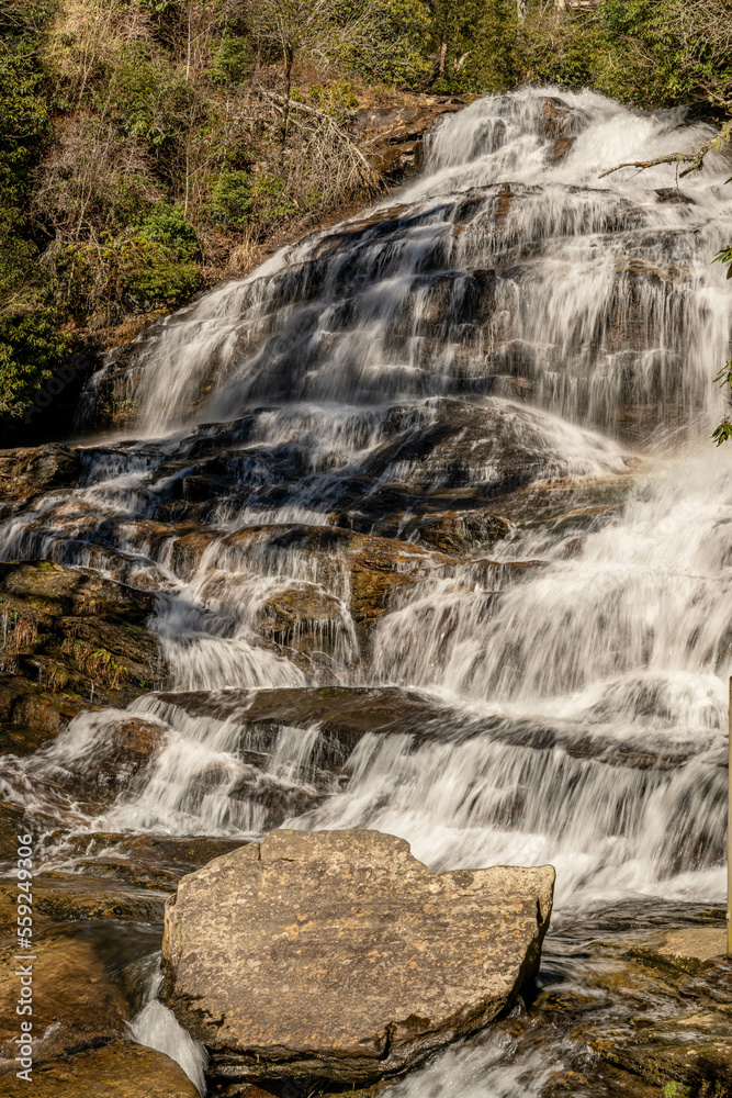 Obraz premium glen falls highlands north carolina