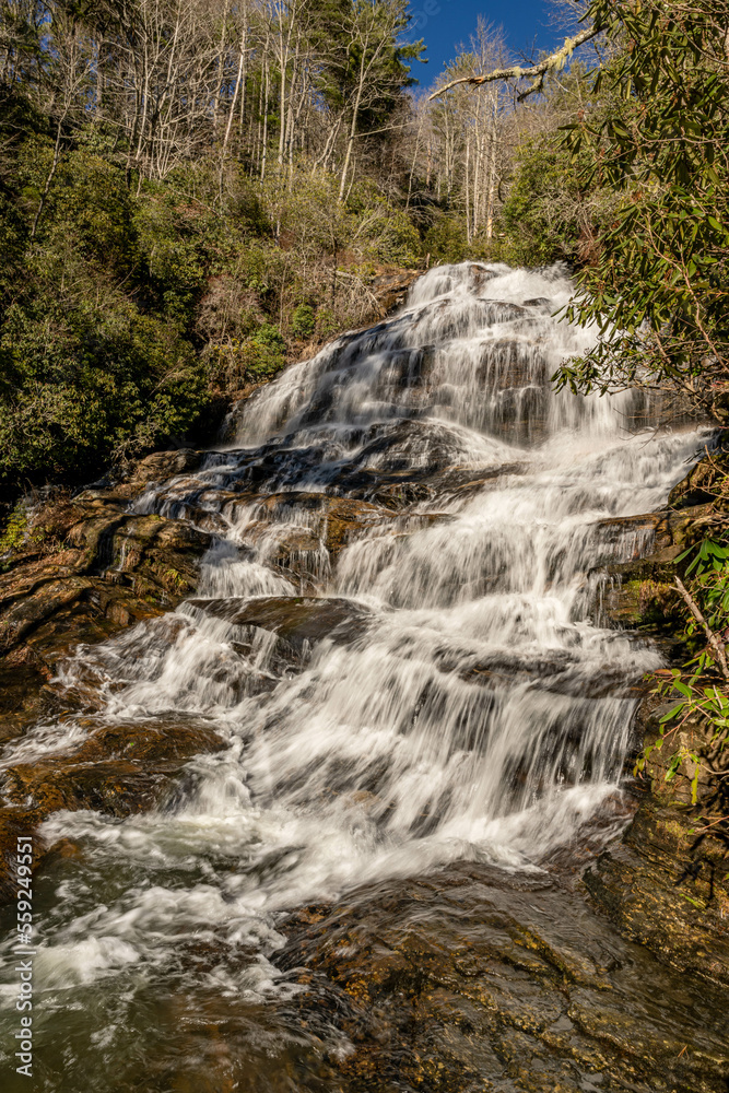 Naklejka premium glen falls highlands north carolina