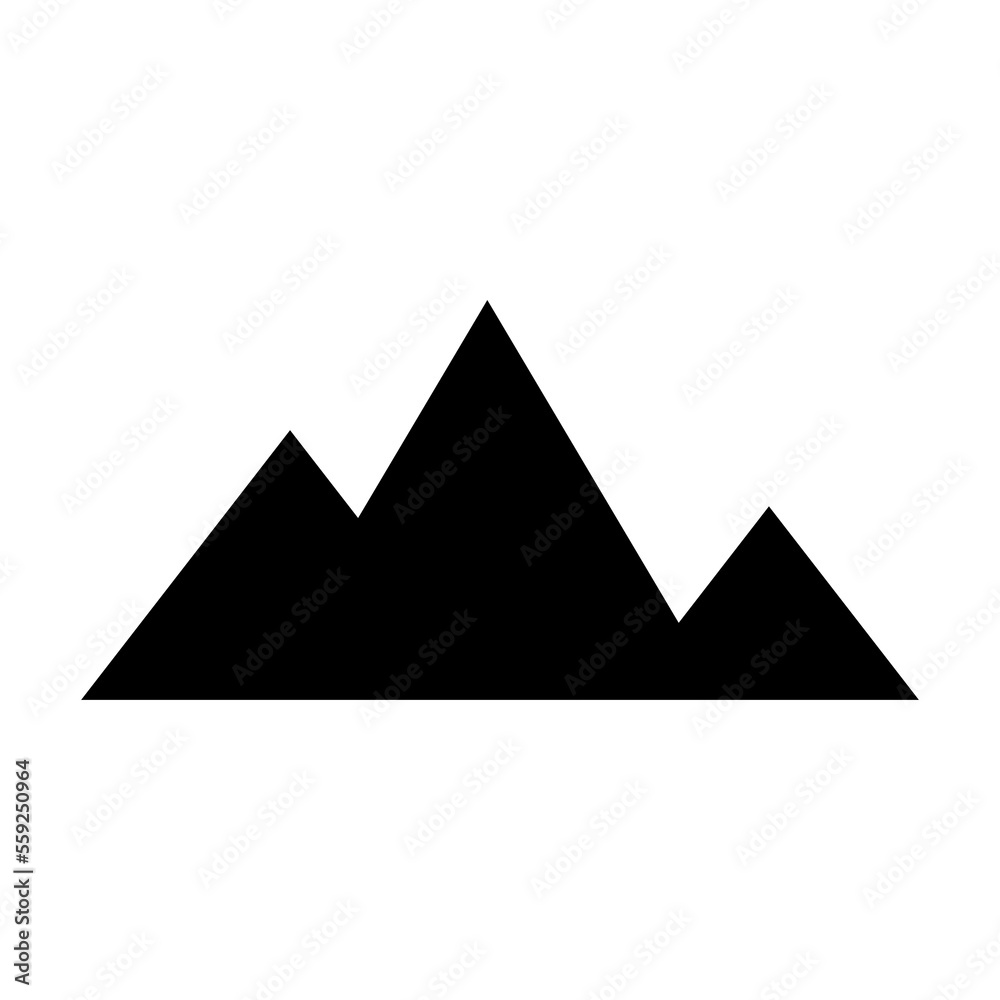 Mountain, rock and vertex icon. Sign isolated on white background. Vector EPS 10 Mountain, rock and vertex icon. Sign isolated on white background. Vector EPS 10
