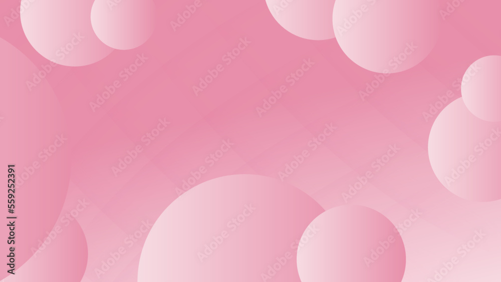 Abstract pink and white gradient background. Pink modern shapes background for banner template.