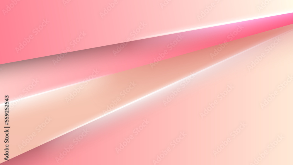 Abstract soft pink pastel gradient background with 3d layer and shiny motion speed light. Abstract soft pink pastel gradient background with 3d layer and shiny motion speed light.