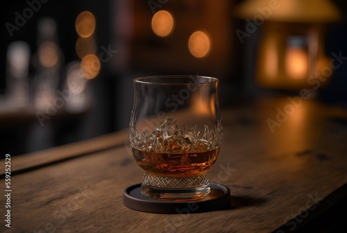 Glass of Whiskey, Whiskey, Generative AI © Melih
