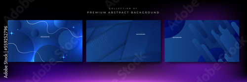 Abstract dark blue background